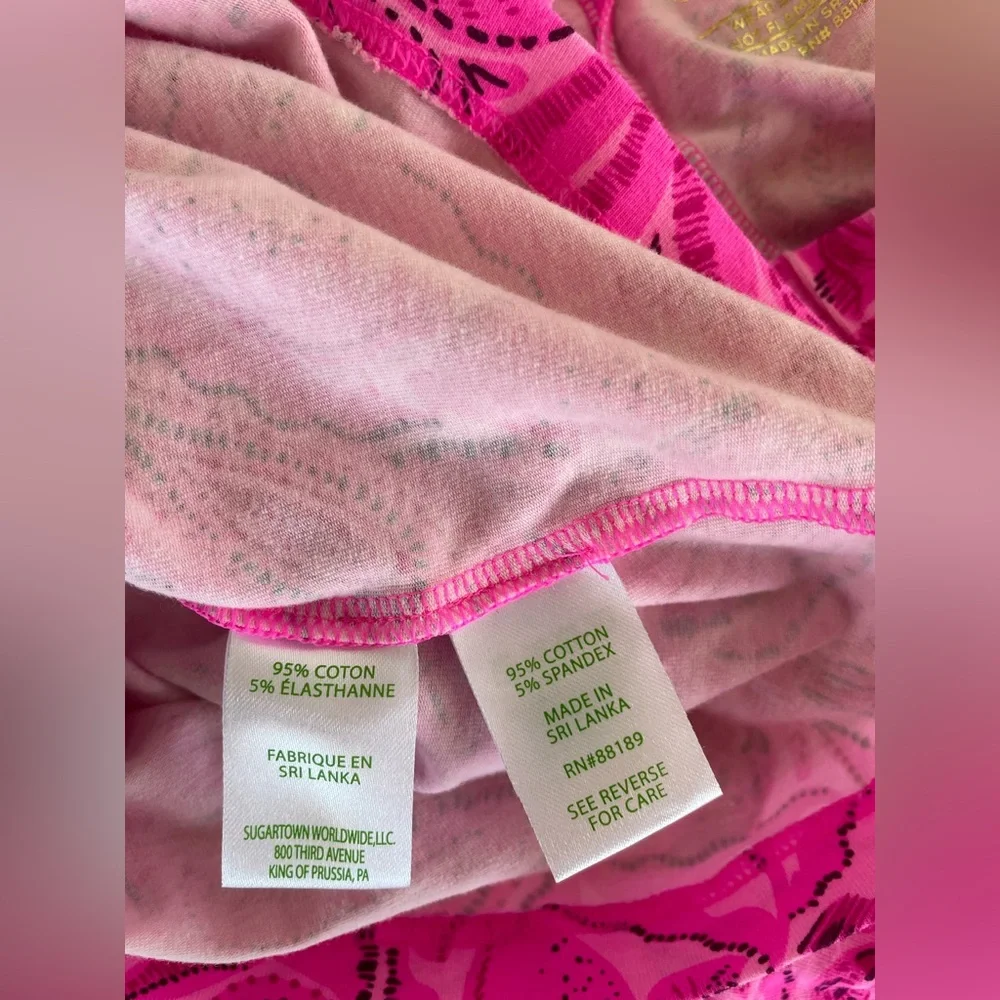 Lilly Pulitzer Pink and Purple Patterned Garment